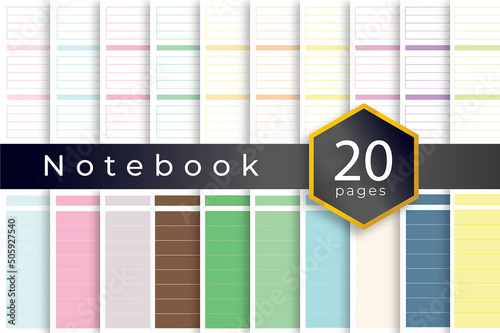 notebook paper journal , kdp interior, Notebook pages, journal cards, crafts, announcements, wedding planners, digital layouts, school projects, school notebooks, Teaching Materials, worksheets