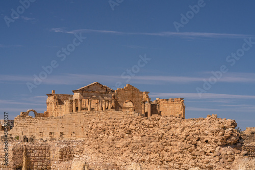 Ruins of the ancient Sufetula town, modern Sbeitla, Tunisia