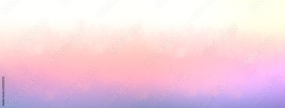 Fantasy pink and purple shades watercolor background. Panoramic background. Best template for brochure, banner, wallpaper, mobile screen.