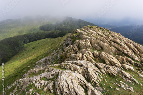 Fototapeta Naklejka Na Ścianę i Meble -  Top of Ireber. Basaburua. Ezkurra