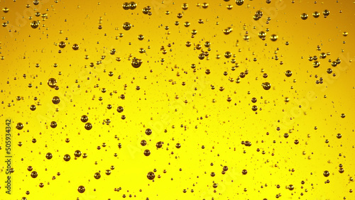 Detail of oil bubbles  macro shot.