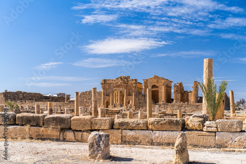 Ruins of the ancient Sufetula town, modern Sbeitla, Tunisia