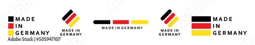 Made in Germany Icon vector illustration