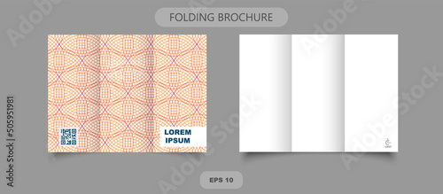 tri fold brochure layout realistic rendering brochure layout