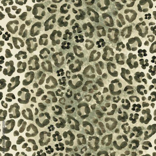  Seamless colorful pattern of stains on paper