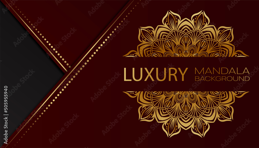luxury background, with mandala ornaments