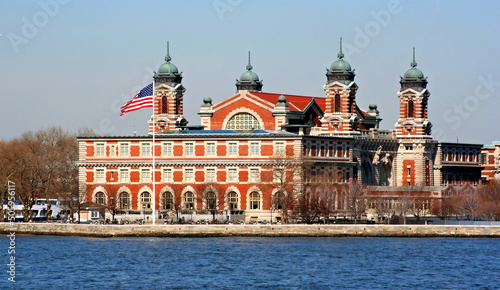 Millions of immigrants to the U.S. passed through this building on Ellis Island in New York Harbor after it opened in 1892; it now houses the National Immigration Museum. photo