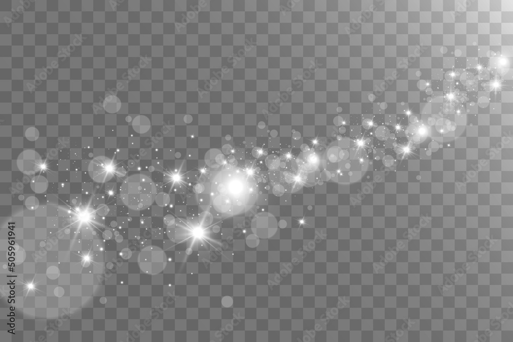 Bright beautiful star.Vector illustration of a light effect on a transparent background. Bright beautiful star.Vector illustration of a light effect on a transparent background.