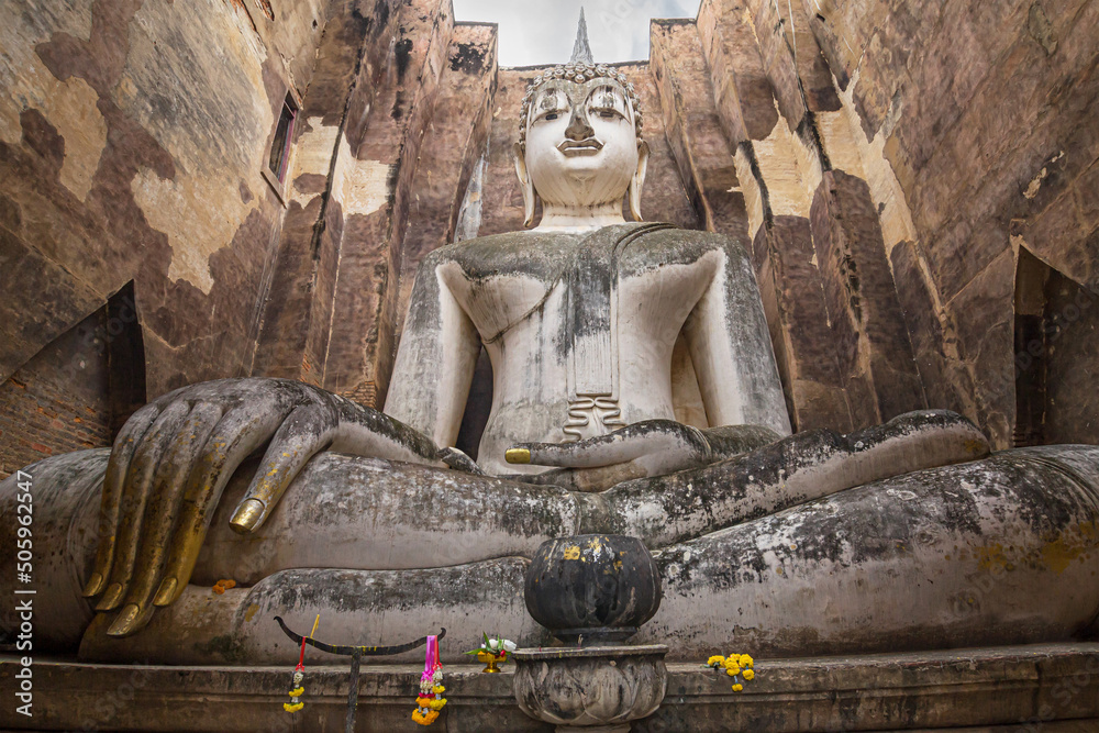 The Big Buddha at Wat Si Chum, Sukhothai, Thailand