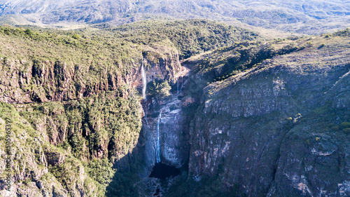 Cachoeira Rabo de Cavalo - Conceição do Mato Dentro - Minas Gerais - Brasil  photo