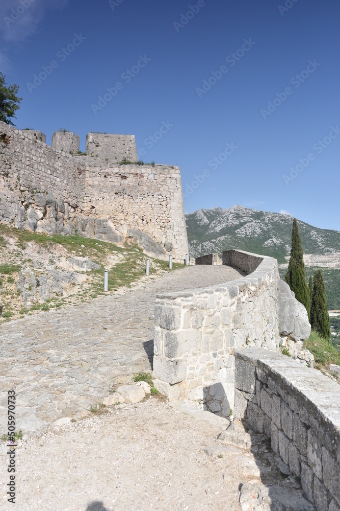 Klis Castle, croatia, split, heritage city, building,