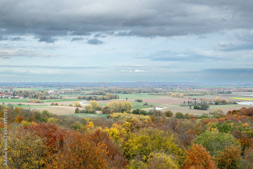 Φωτογραφία Widok z wieży zamku. Panorama. Marienburg, Dolna Saksonia.