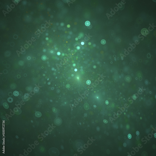 Abstract microscopic particles background, fluid inner space, medical illustration