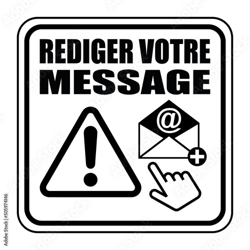 Logo rédiger votre message.