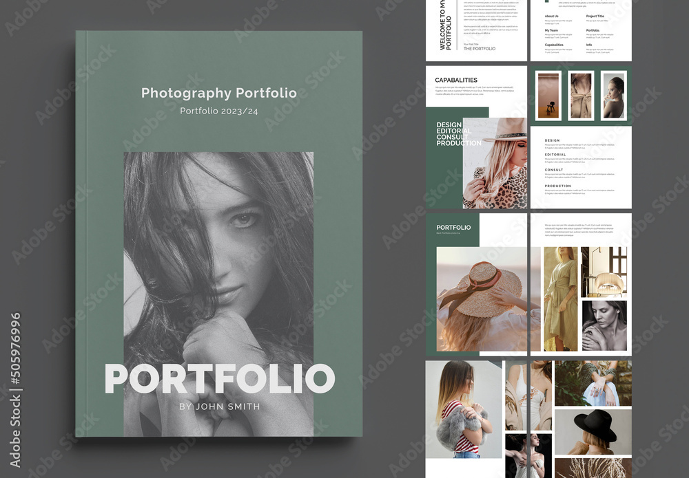 Portfolio Layout Stock Template 