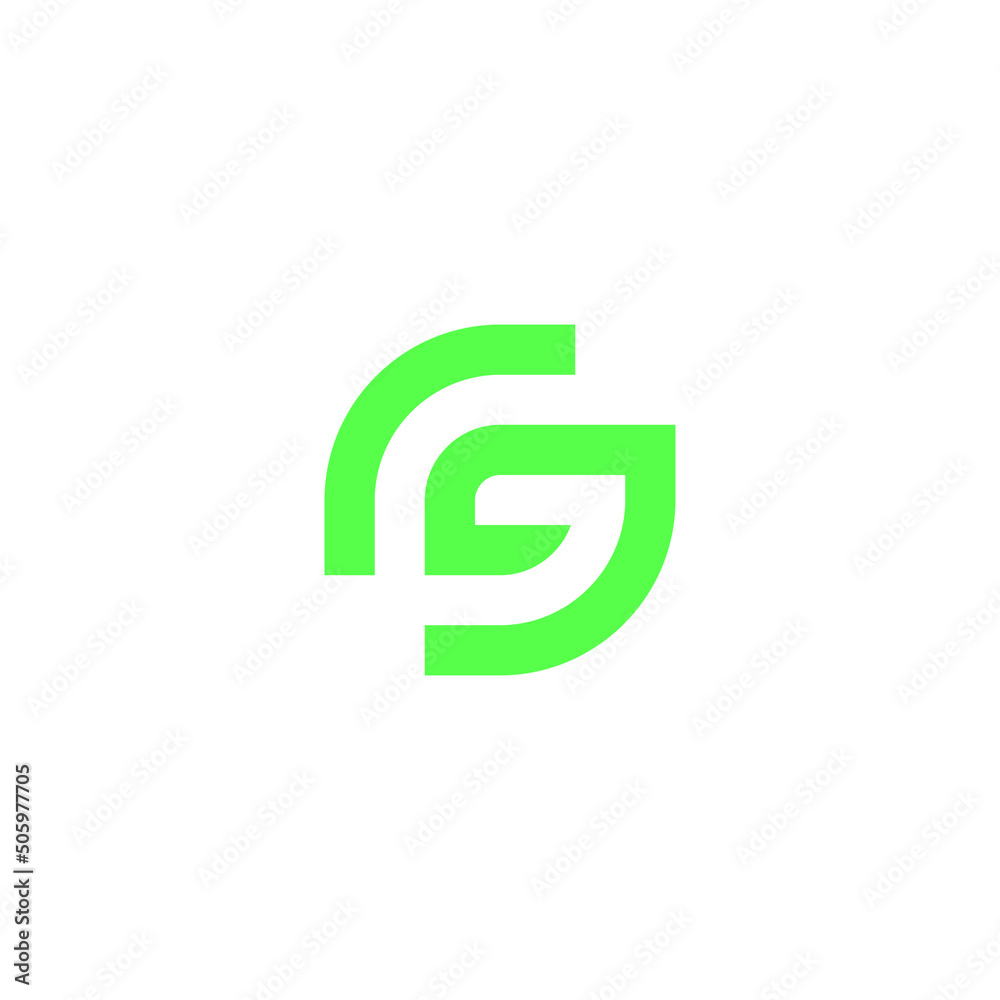 Letter G Modern Shape Logo Design Element Letter G Modern Shape Logo Design Element