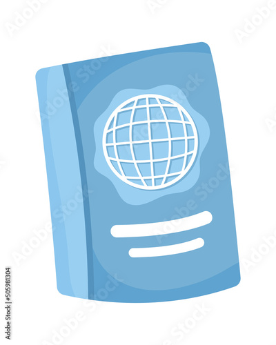 blue passport document