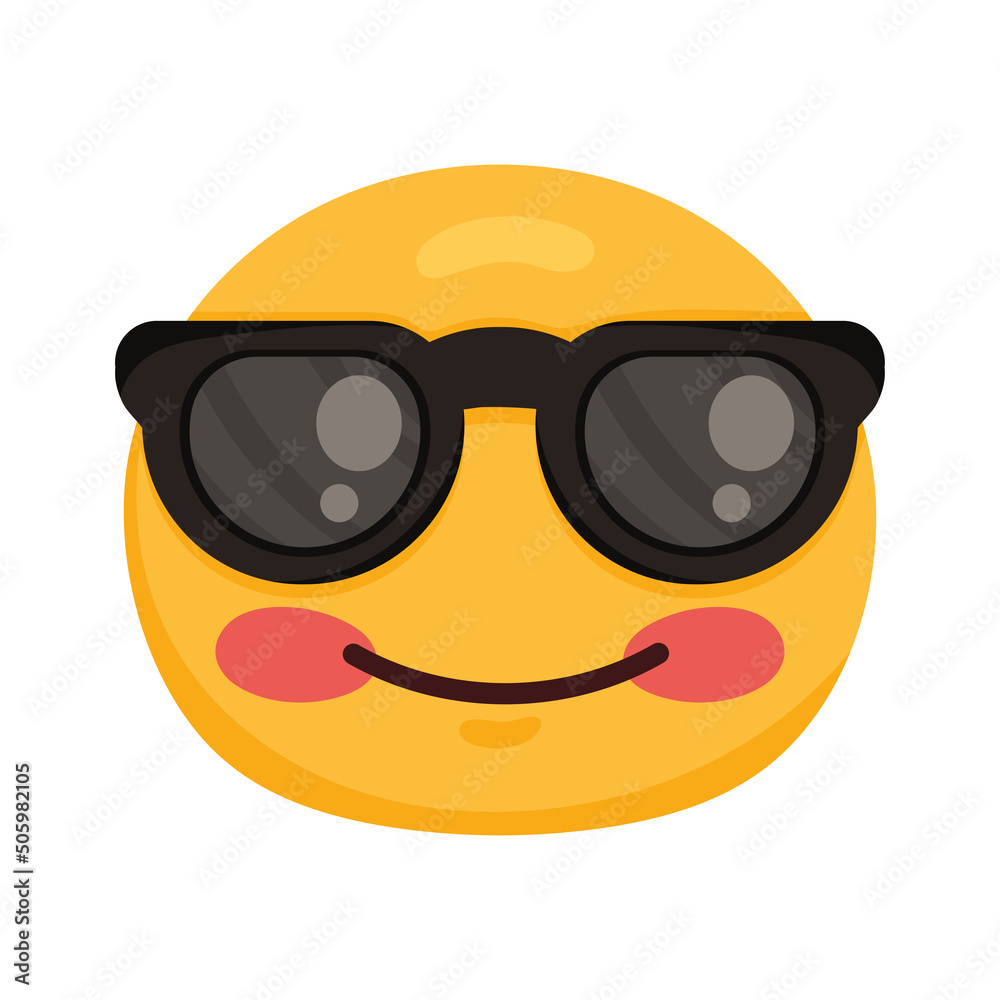 emoji face with sunglasses emoji face with sunglasses