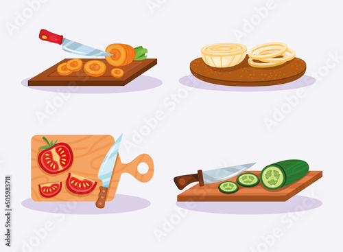 four chop food icons
