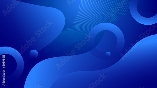 Blue abstract background vector with blank space for text