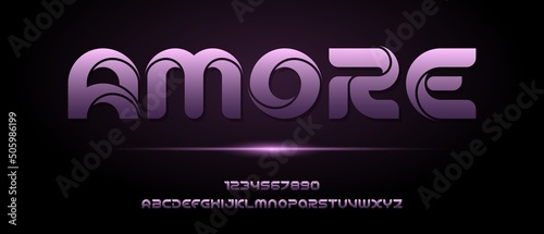 Abstract modern futuristic alphabet font. typography urban style fonts for technology, digital, movie, logo design