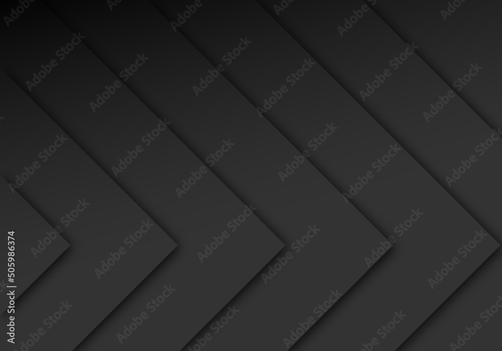 Abstract Black Metallic Tech Fold Shadow Layout Modern Template Background Abstract Black Metallic Tech Fold Shadow Layout Modern Template Background