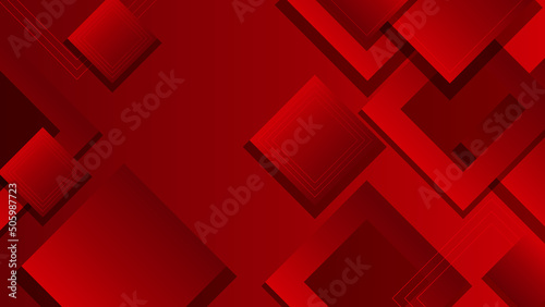 Abstract red background. Vector abstract graphic design banner pattern presentation background web template.