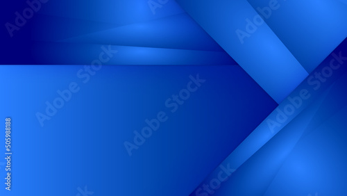 Abstract blue background. Modern simple blue abstract background presentation design for corporate business and institution. © Roisa