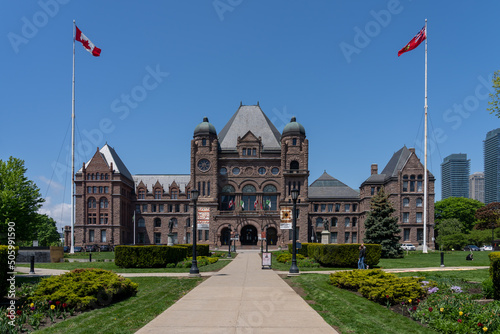 Ontario Legislative Building at Queen's Park, Toronto, Canada. 