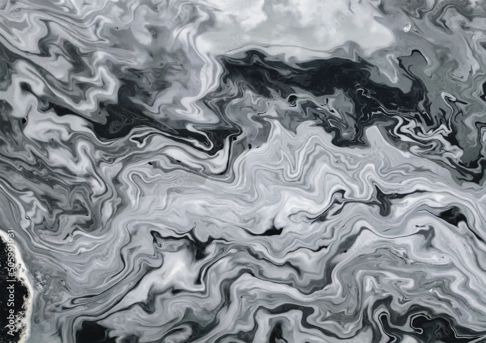 White spring pollen spread over the surface of the puddle after rain and formed abstract swirling patterns. Interesting natural complex texture. White spring pollen spread over the surface of the puddle after rain and formed abstract swirling patterns. Interesting natural complex texture.