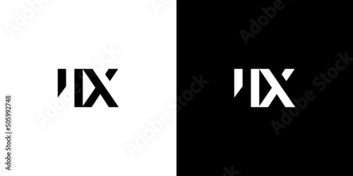 Modern and cool 4X logo design