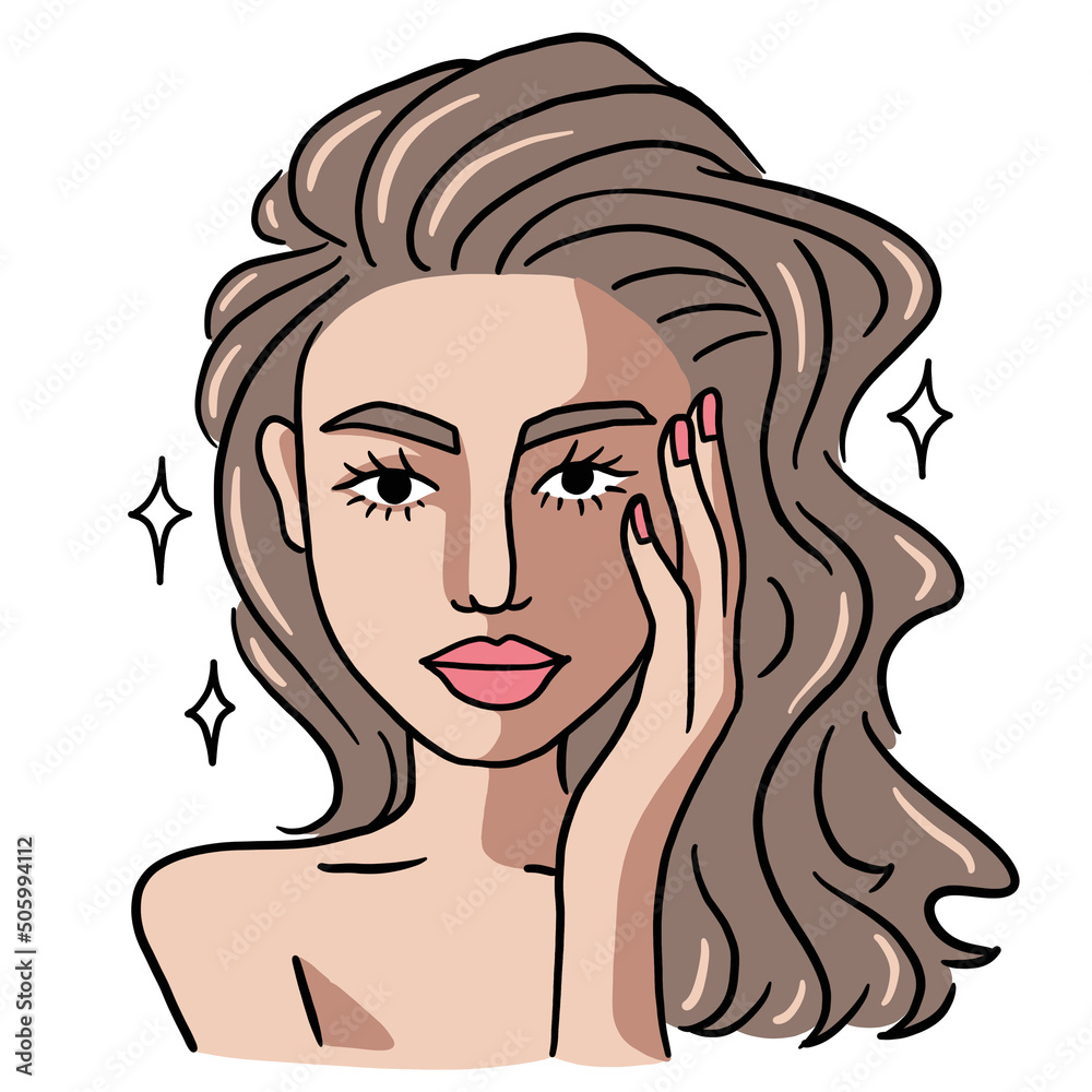 Beauty woman, Woman portrait drawing, Portrait woman 
