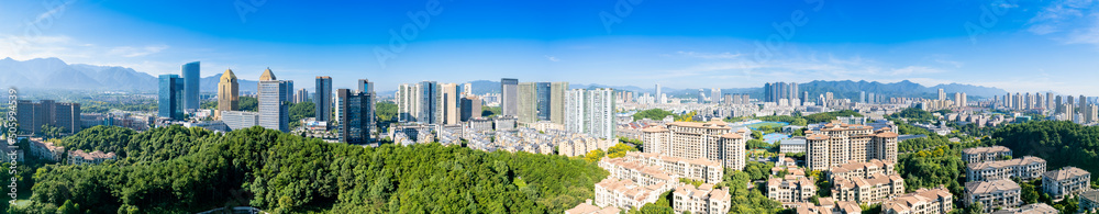 Urban scenery of Tonglu County, Zhejiang Province, China Urban scenery of Tonglu County, Zhejiang Province, China