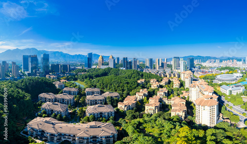 Urban scenery of Tonglu County, Zhejiang Province, China