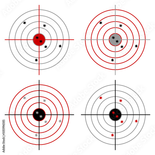 circle target dartboard clipart isolated white background