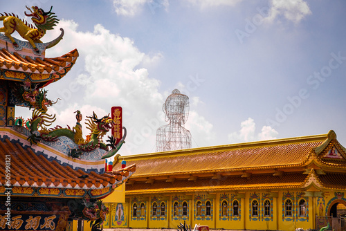 Chao Pho Nakharat Shrine or Chao Por Nakarat Chansen chinese temple in Nakhon Sawan, Thailand photo