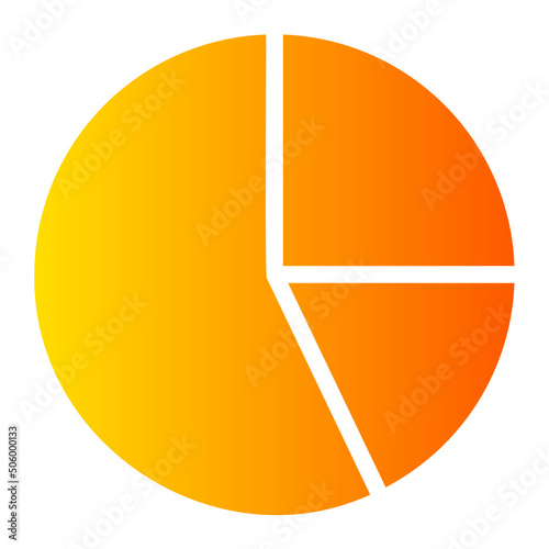 statistic gradient icon
