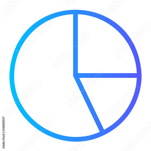 statistic gradient icon