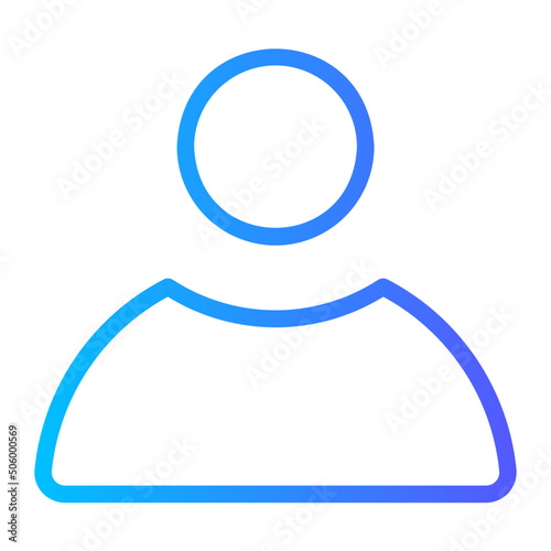 user gradient icon