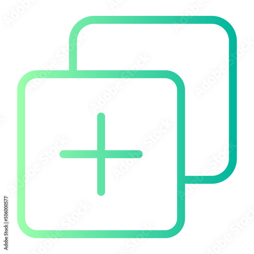 add gradient icon