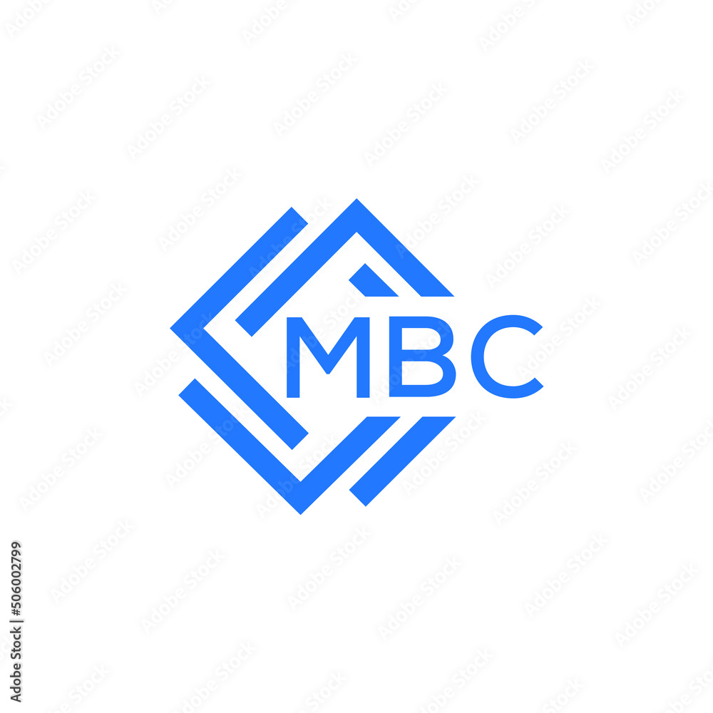 MBC technology letter logo design on white  background. MBC creative initials technology letter logo concept. MBC technology letter design.
