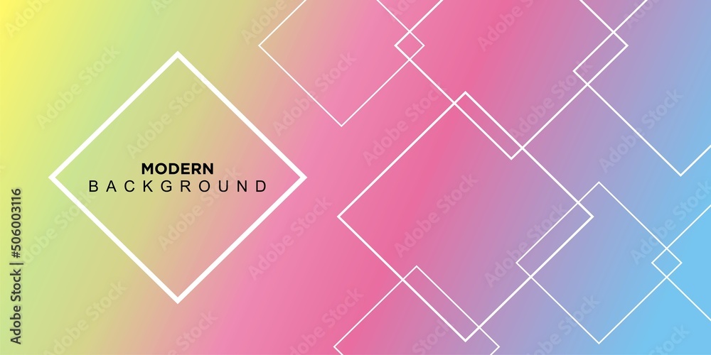 Abstract modern geometric background vector for banner and other design template