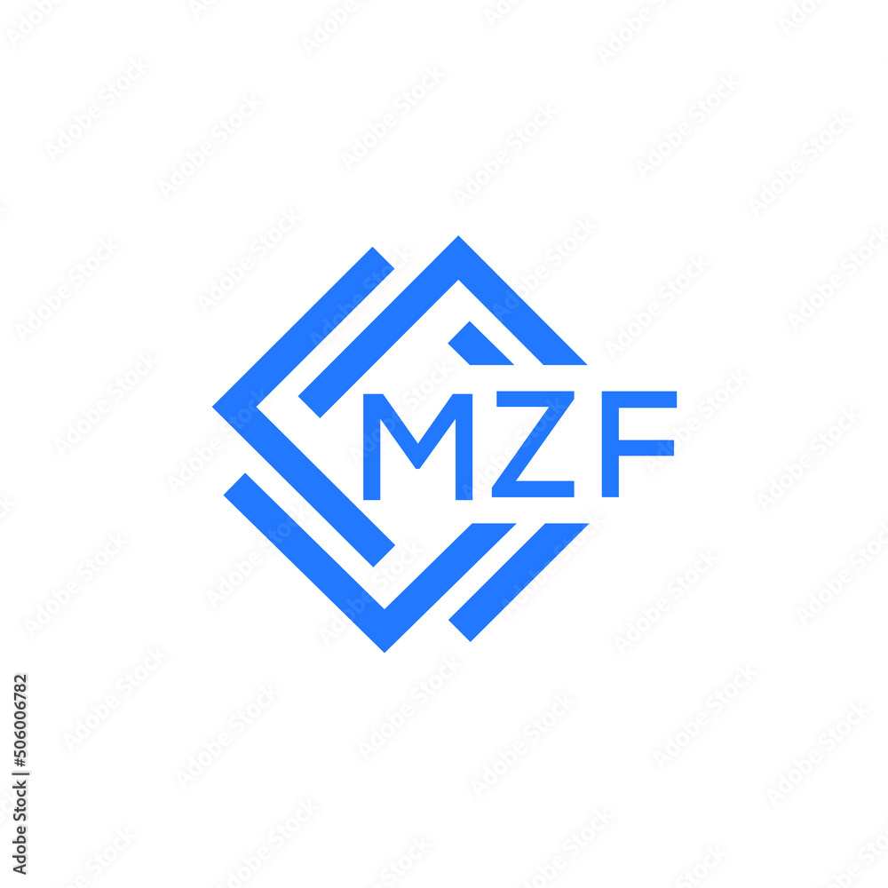 MZF technology letter logo design on white background. MZF creative initials technology letter logo concept. MZF technology letter design. MZF technology letter logo design on white background. MZF creative initials technology letter logo concept. MZF technology letter design.