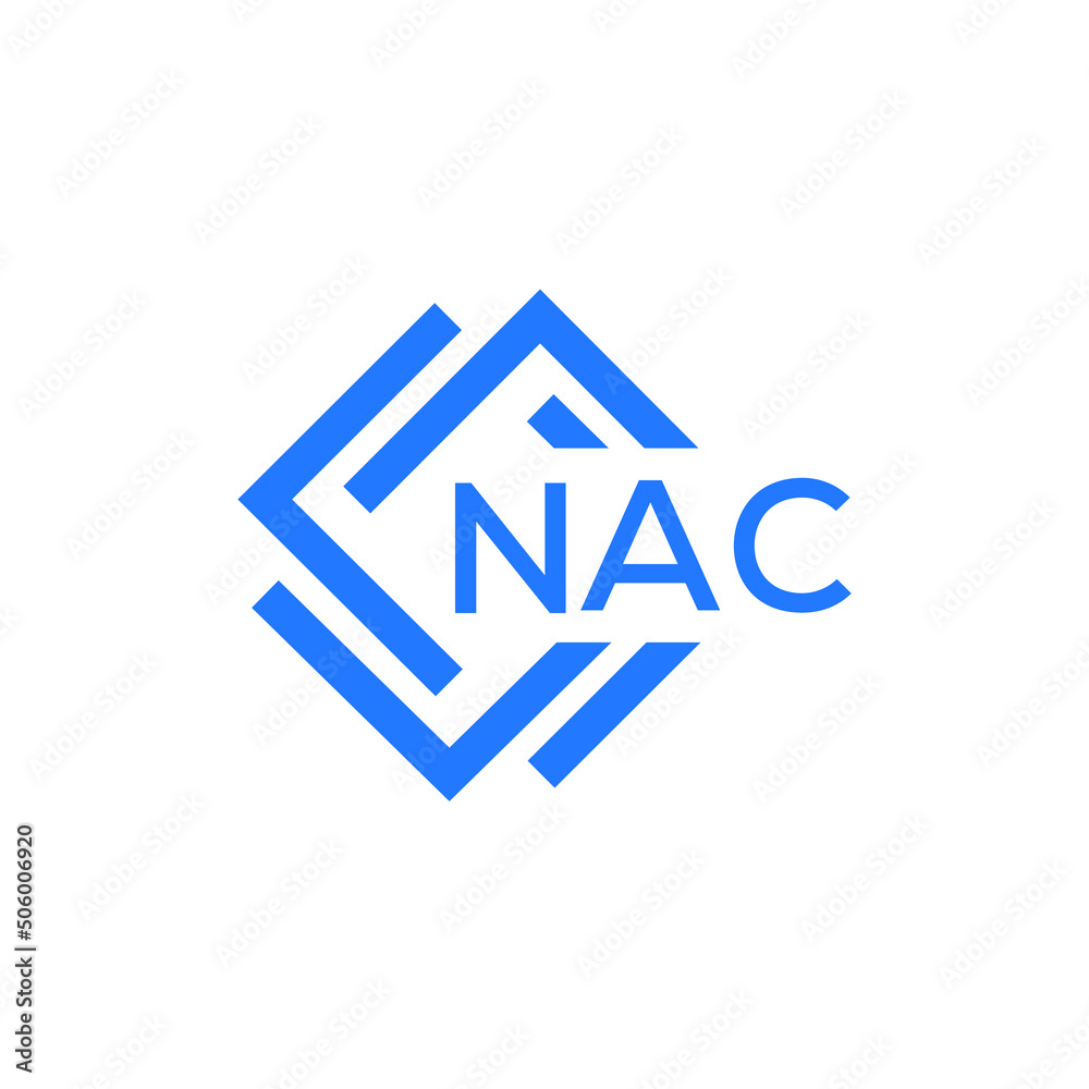 NAC technology letter logo design on white background. NAC creative initials technology letter logo concept. NAC technology letter design. NAC technology letter logo design on white background. NAC creative initials technology letter logo concept. NAC technology letter design.