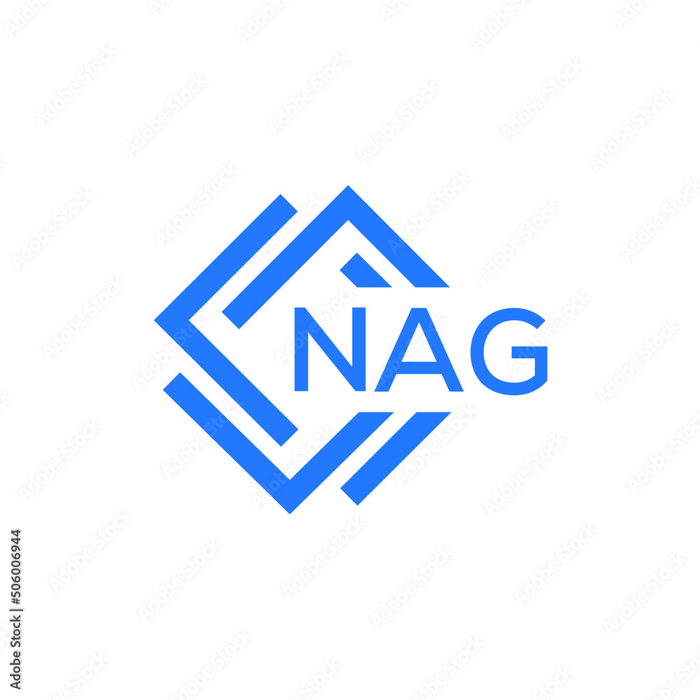 NAG technology letter logo design on white background. NAG creative initials technology letter logo concept. NAG technology letter design. NAG technology letter logo design on white background. NAG creative initials technology letter logo concept. NAG technology letter design.