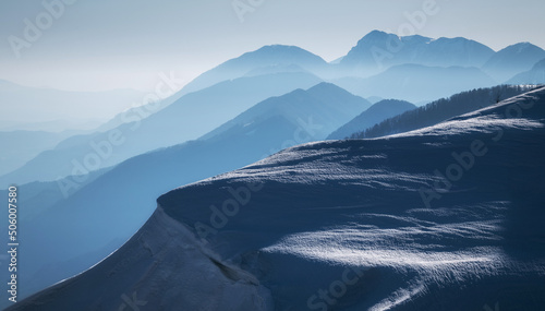 mountain silhouettes