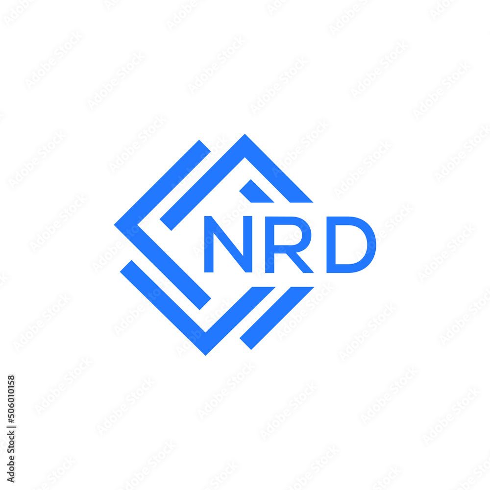 NRD technology letter logo design on white background. NRD creative initials technology letter logo concept. NRD technology letter design.

