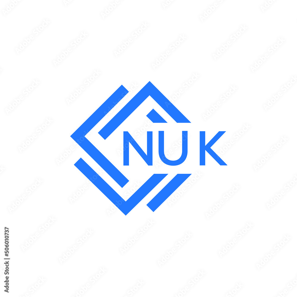 NUK technology letter logo design on white background. NUK creative initials technology letter logo concept. NUK technology letter design. NUK technology letter logo design on white background. NUK creative initials technology letter logo concept. NUK technology letter design.