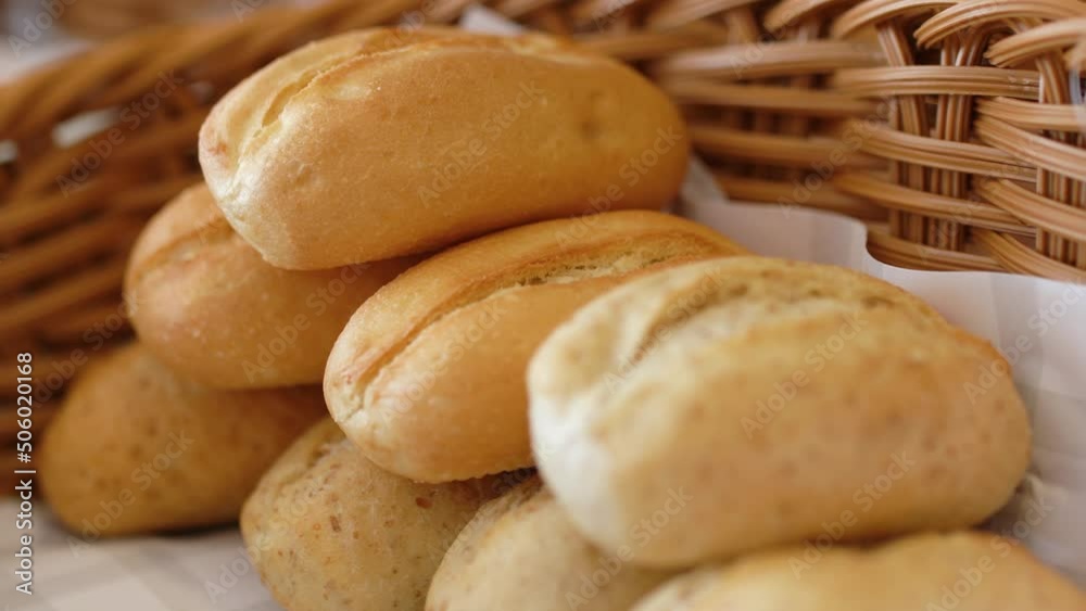 Small loaf of bread.
Small salmon rolls lined up on the buffet. For breakfast.
Small loaf of bread.
Small salmon rolls lined up on the buffet. For breakfast.