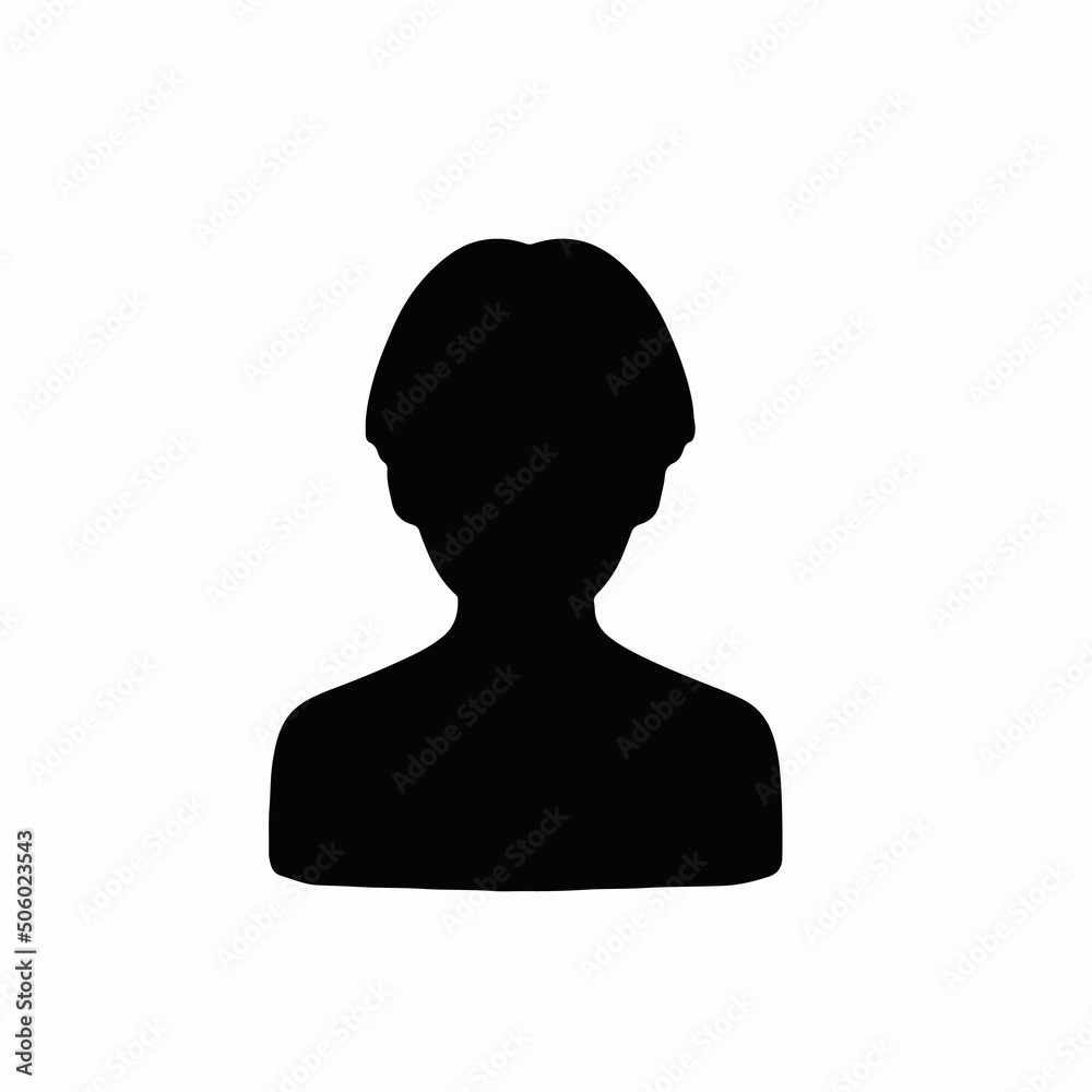 シルエット男性 マッシュヘア シルエット男性 マッシュヘア